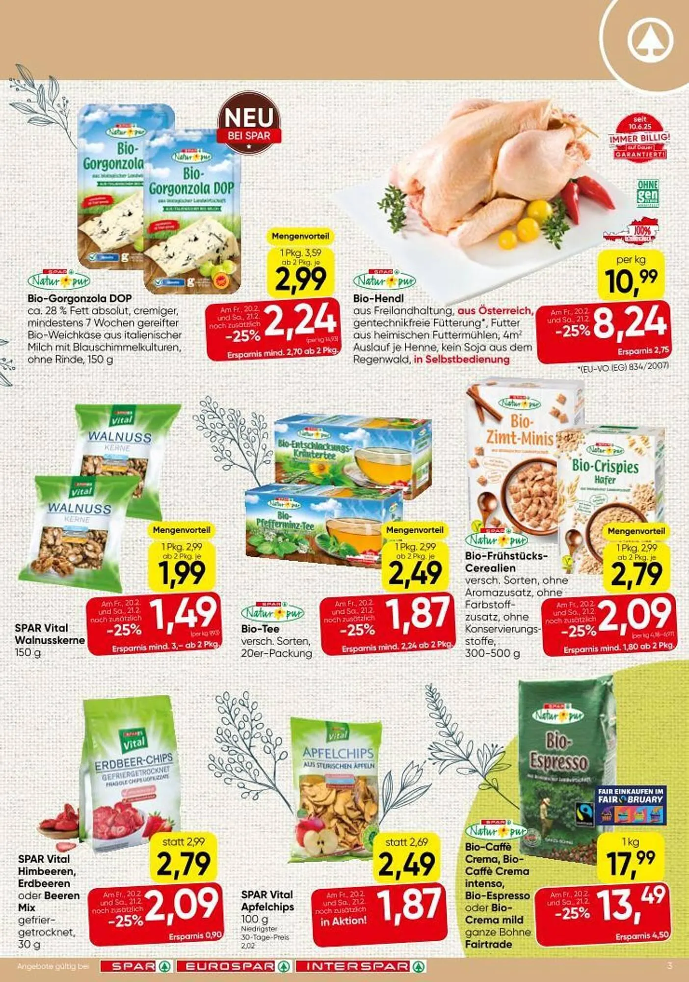 Eurospar Flugblatt von 19. Februar bis 25. Februar 2026 - Flugblätt seite 3