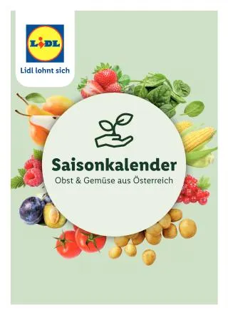 Lidl Flugblatt - Saisonkalender von 1. September bis 30. September 2026 - Flugblätt seite 1
