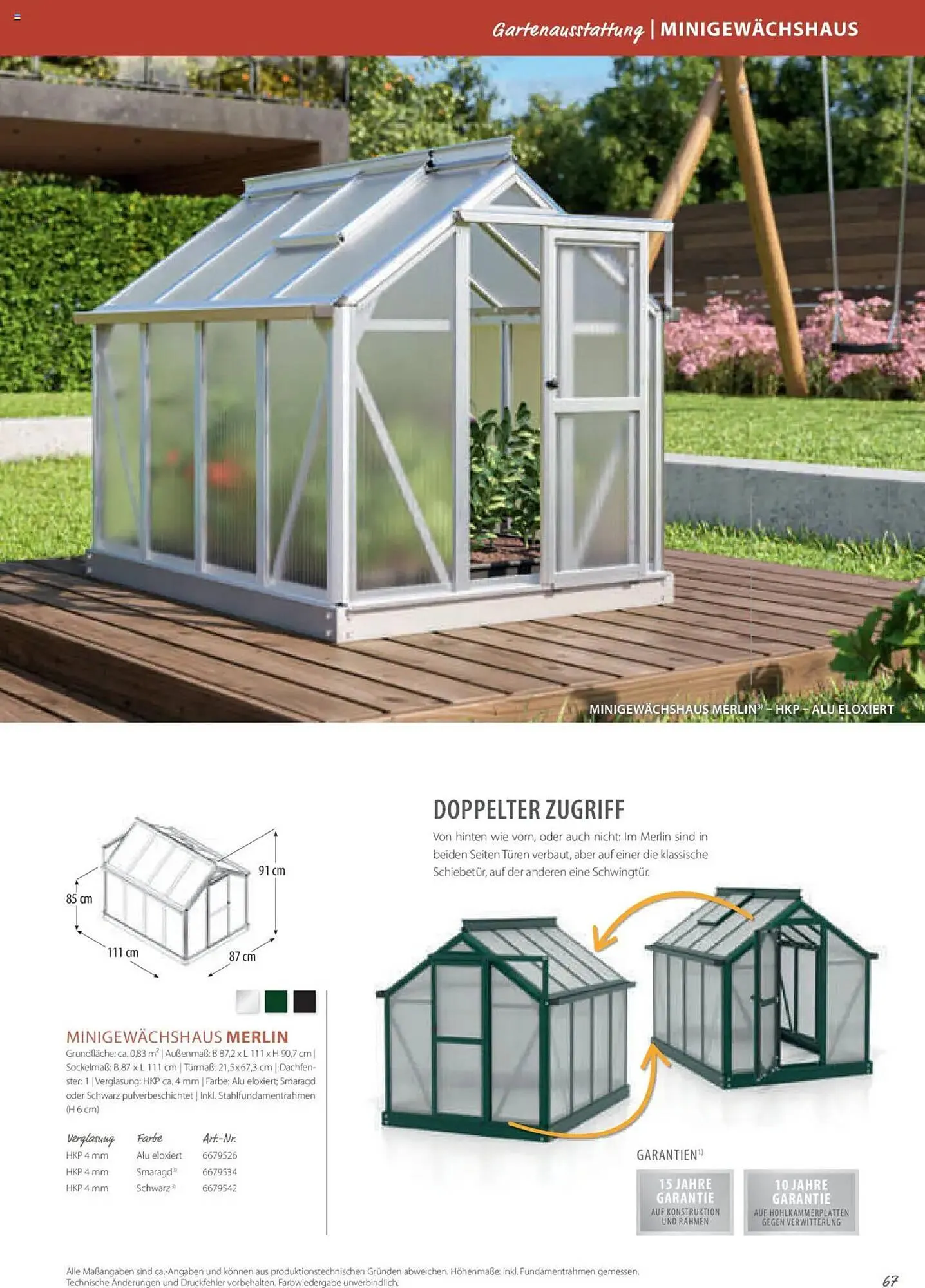 Dehner Prospekt von 1. Januar bis 31. Dezember 2025 - Prospekt seite 67