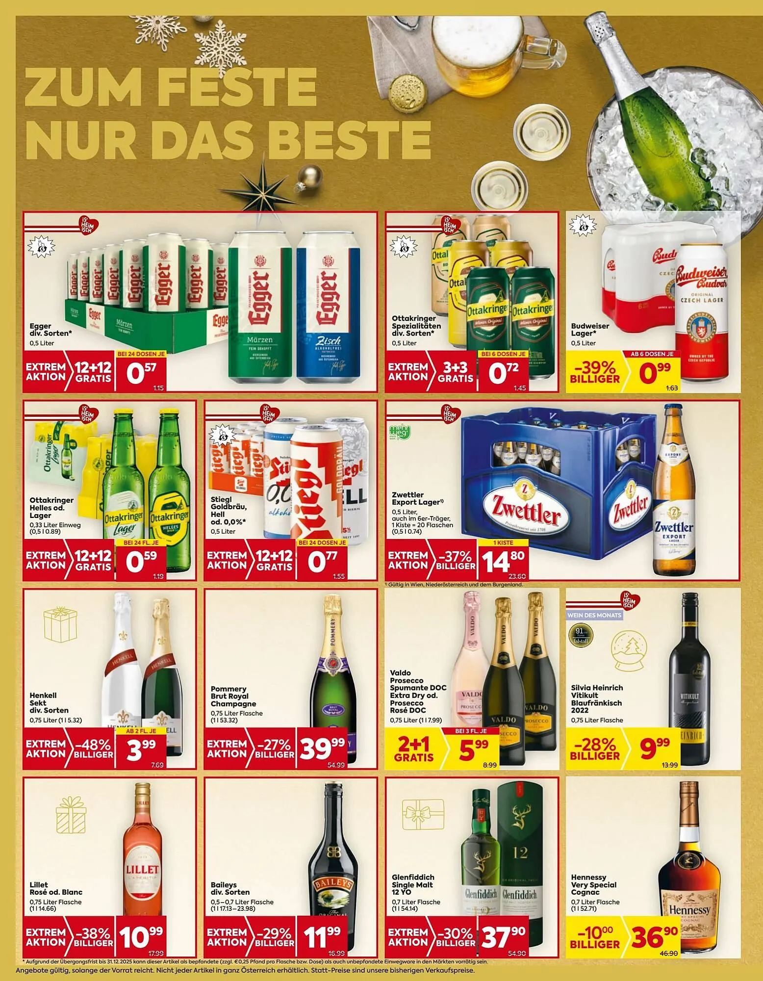 Billa Flugblatt von 18. Dezember bis 24. Dezember 2025 - Flugblätt seite 14