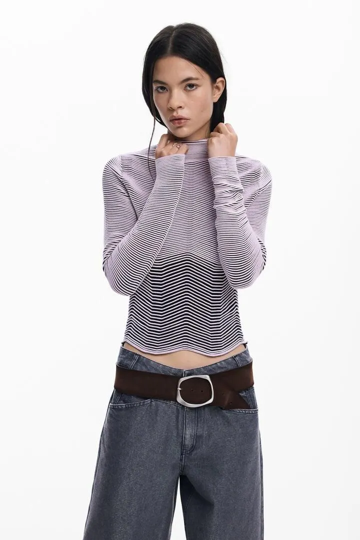 Pullover mit Streifenmuster