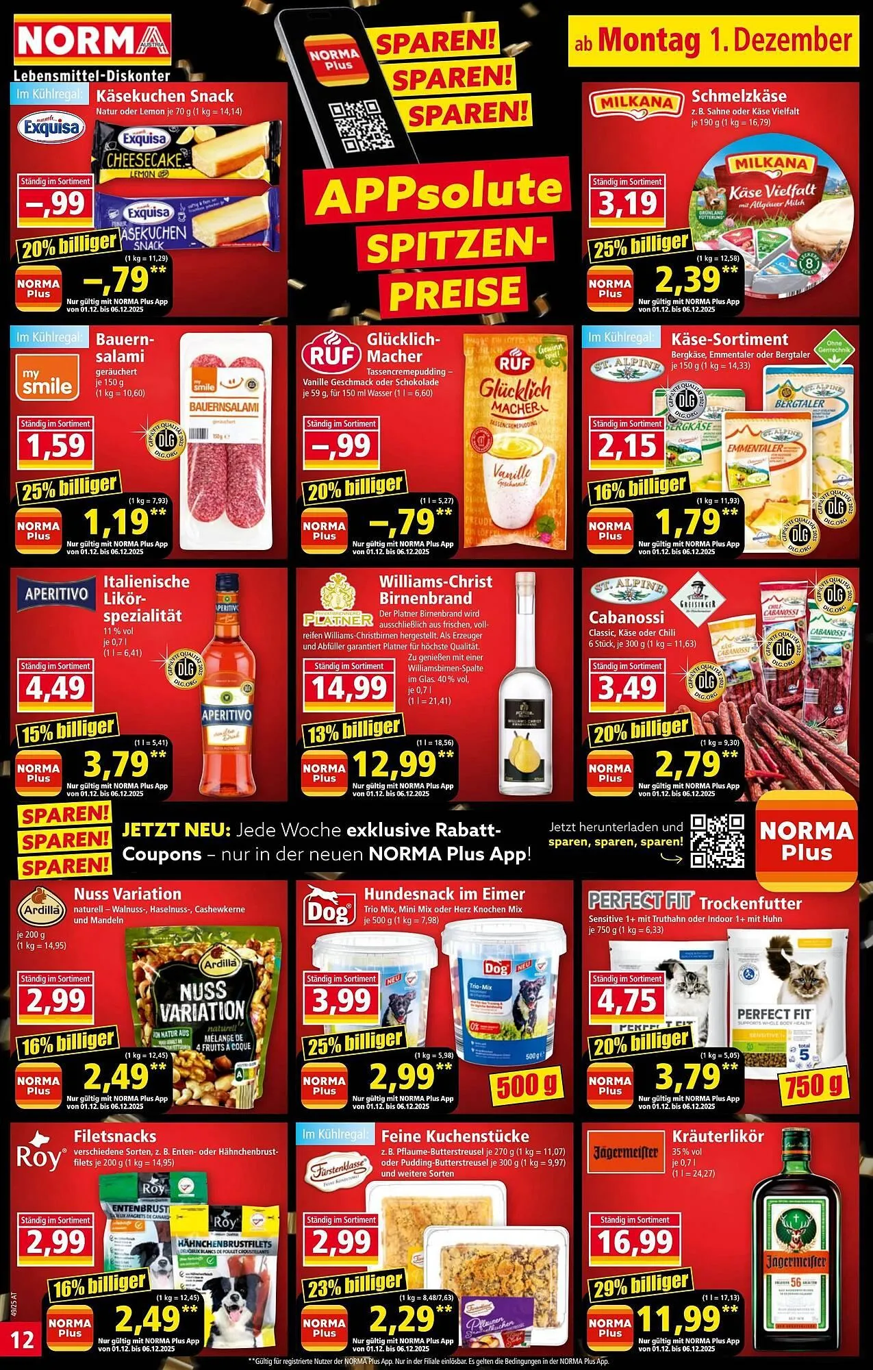 Norma Prospekt von 1. Dezember bis 7. Dezember 2025 - Flugblätt seite  12