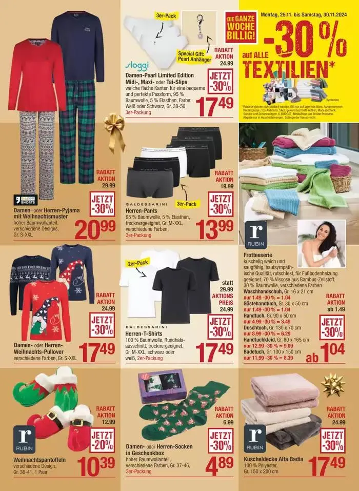 Attraktive Angebote entdecken von 22. November bis 6. Dezember 2024 - Flugblätt seite  19