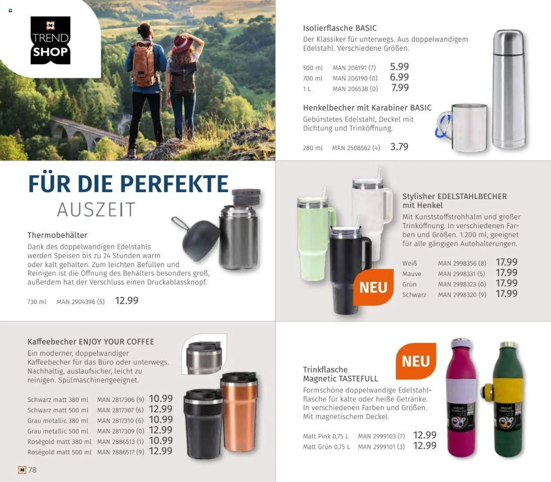 Müller Flugblatt von 1. Oktober bis 31. Dezember 2024 - Flugblätt seite  78