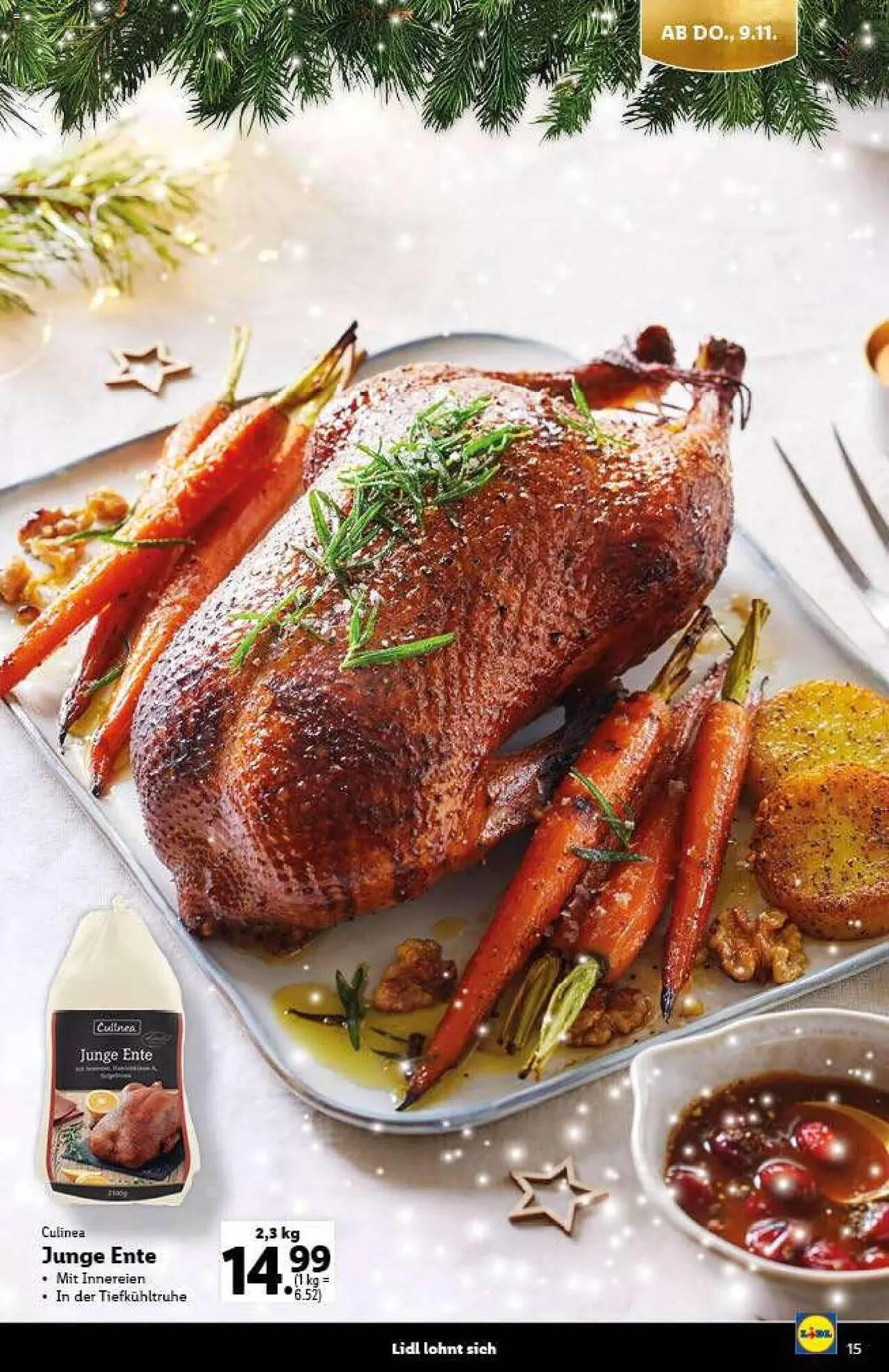 Lidl Flugblatt von 9. November bis 21. Dezember 2023 - Flugblätt seite  15