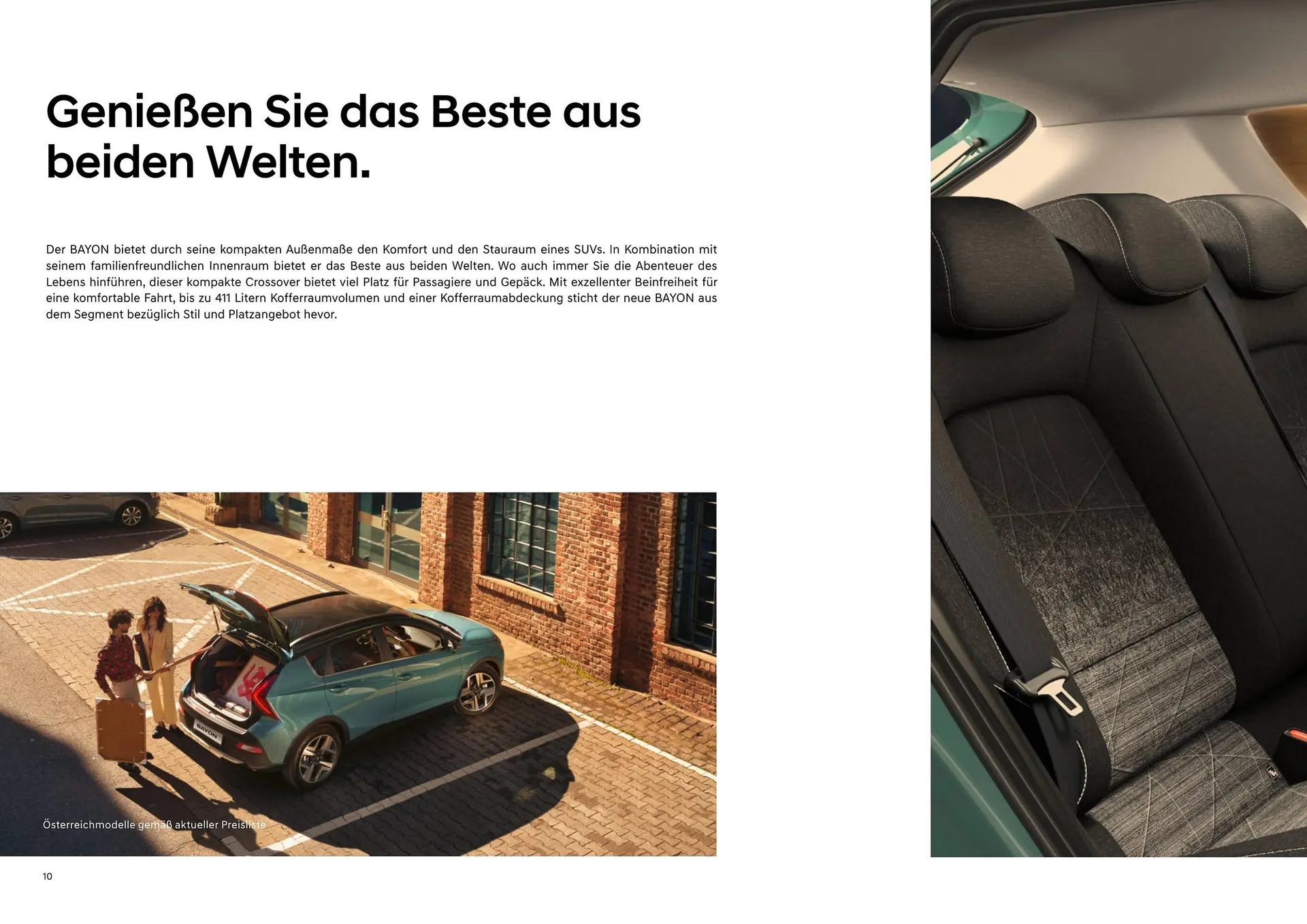 Hyundai Bayon Flugblatt von 11. Juli bis 14. Mai 2024 - Flugblätt seite  10