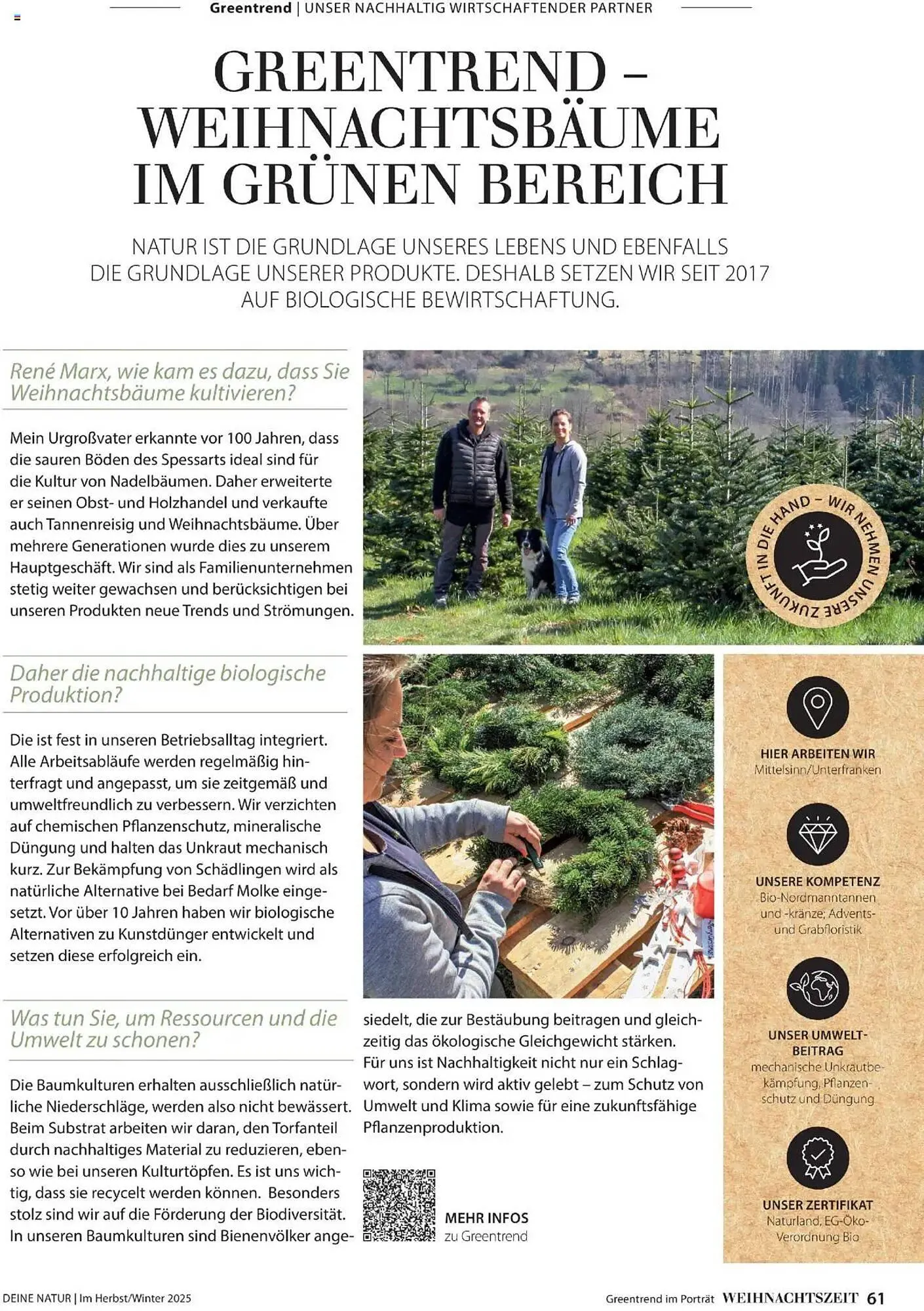 Dehner Flugblatt von 10. Oktober bis 31. Dezember 2025 - Flugblätt seite  61