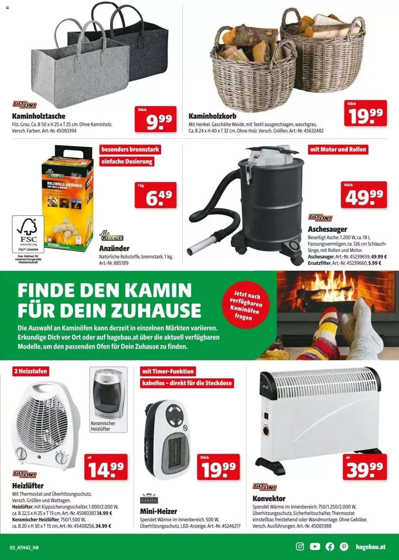 Hagebau Flugblatt von 6. Dezember bis 23. Dezember 2023 - Flugblätt seite 3