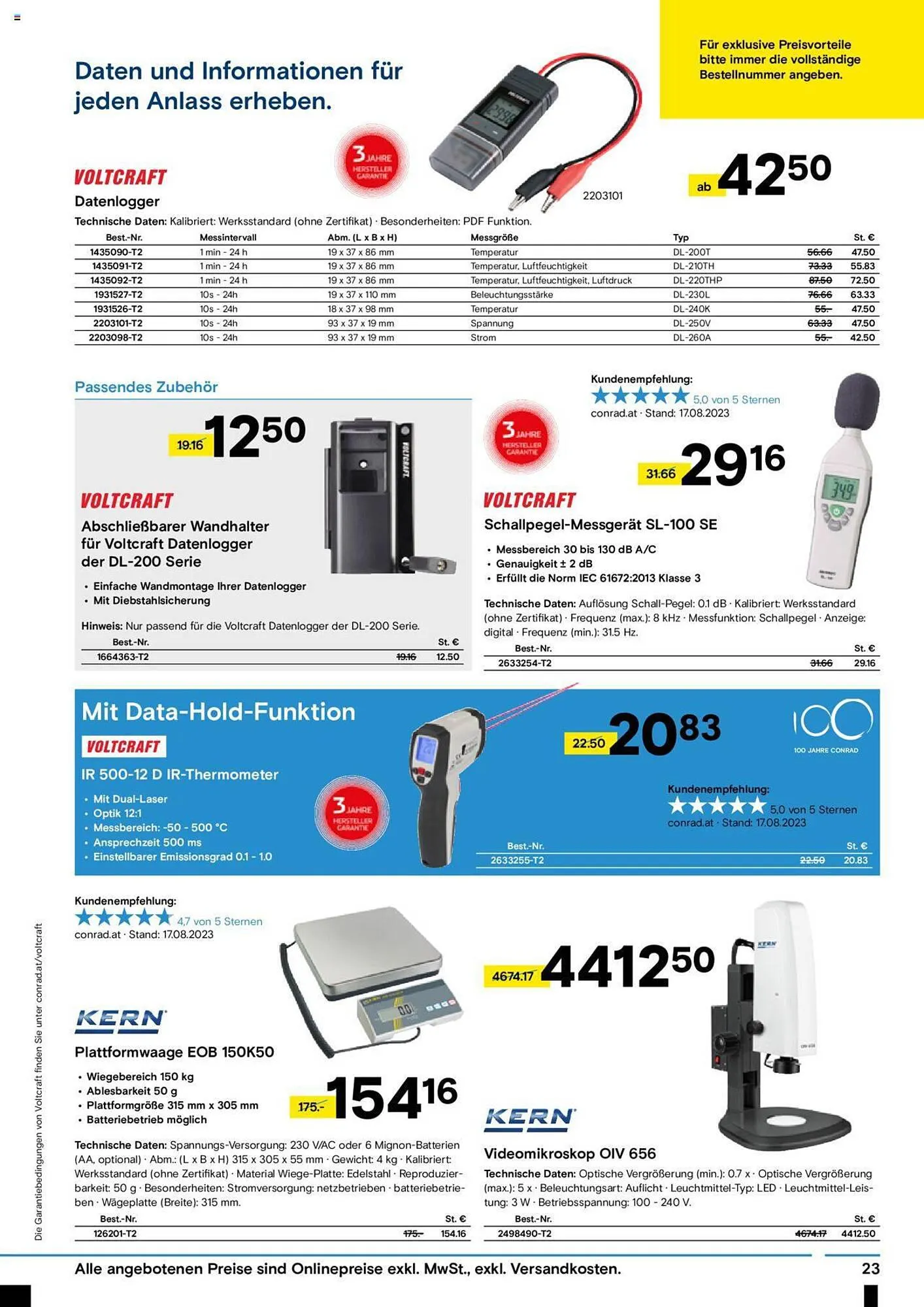 Conrad Flugblatt von 4. September bis 22. Oktober 2023 - Flugblätt seite  25