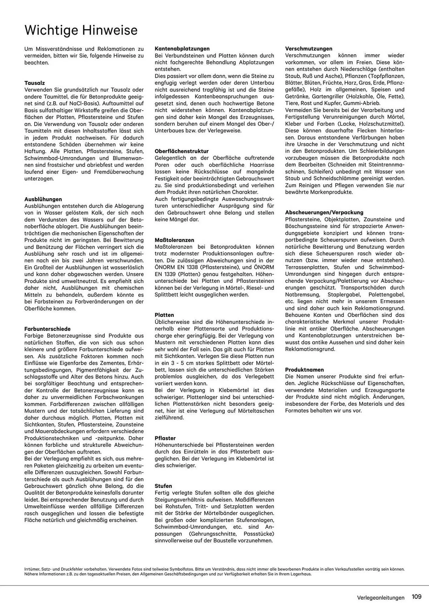 Lagerhaus Flugblatt von 1. Jänner bis 31. Dezember 2026 - Flugblätt seite  109
