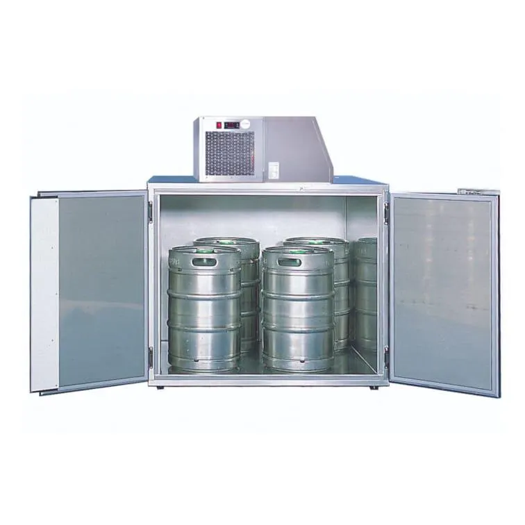 ich-zapfe Fassvorkühler für 4 Fässer, Stahlblech Alu-Zink-Klarlack