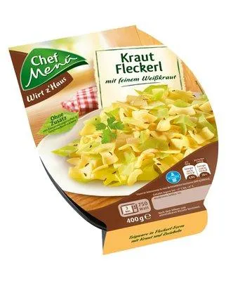 Chef Menü Krautfleckerl