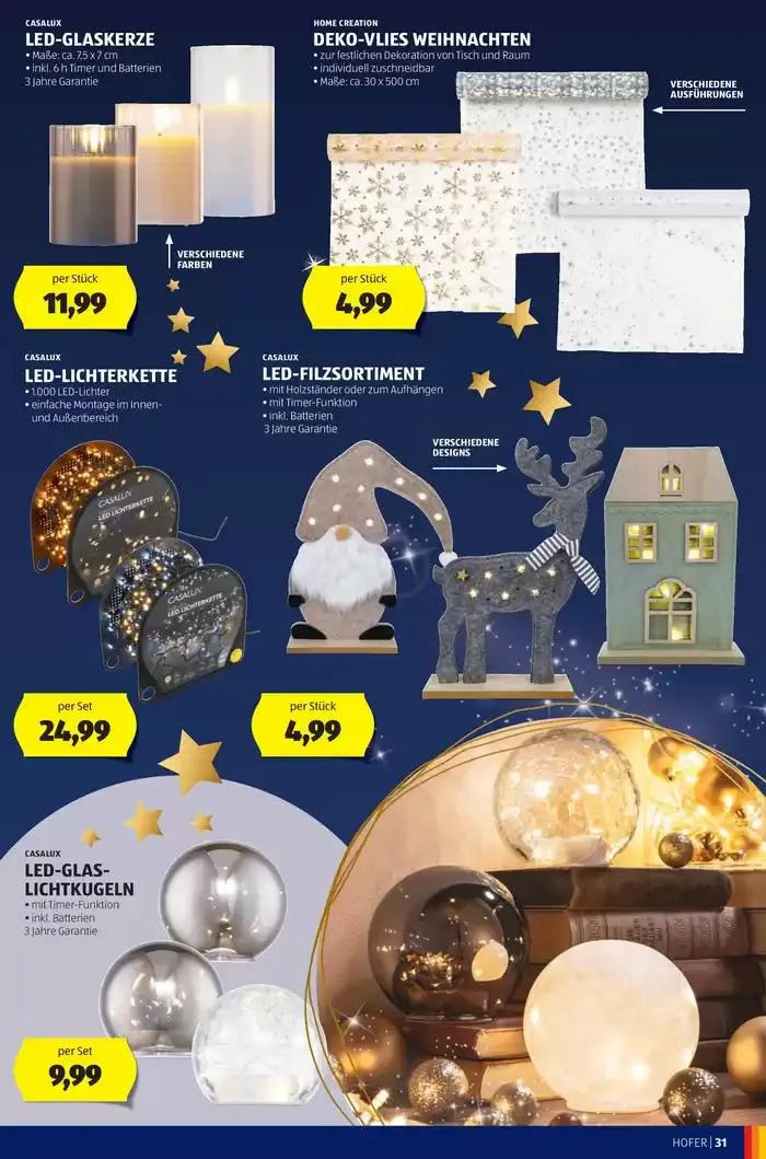 Blättern Sie online im HOFER Flugblatt von 20. November bis 4. Dezember 2024 - Flugblätt seite  35
