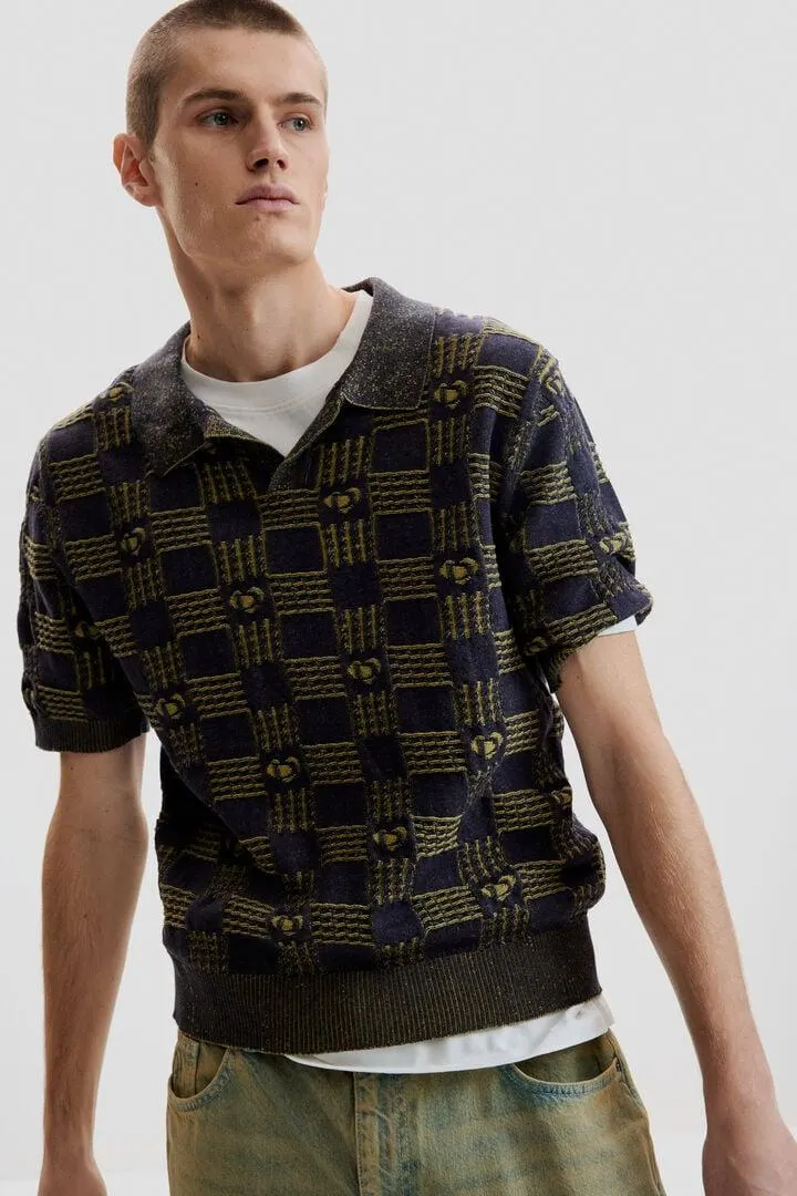 Zweifarbiges Polohemd