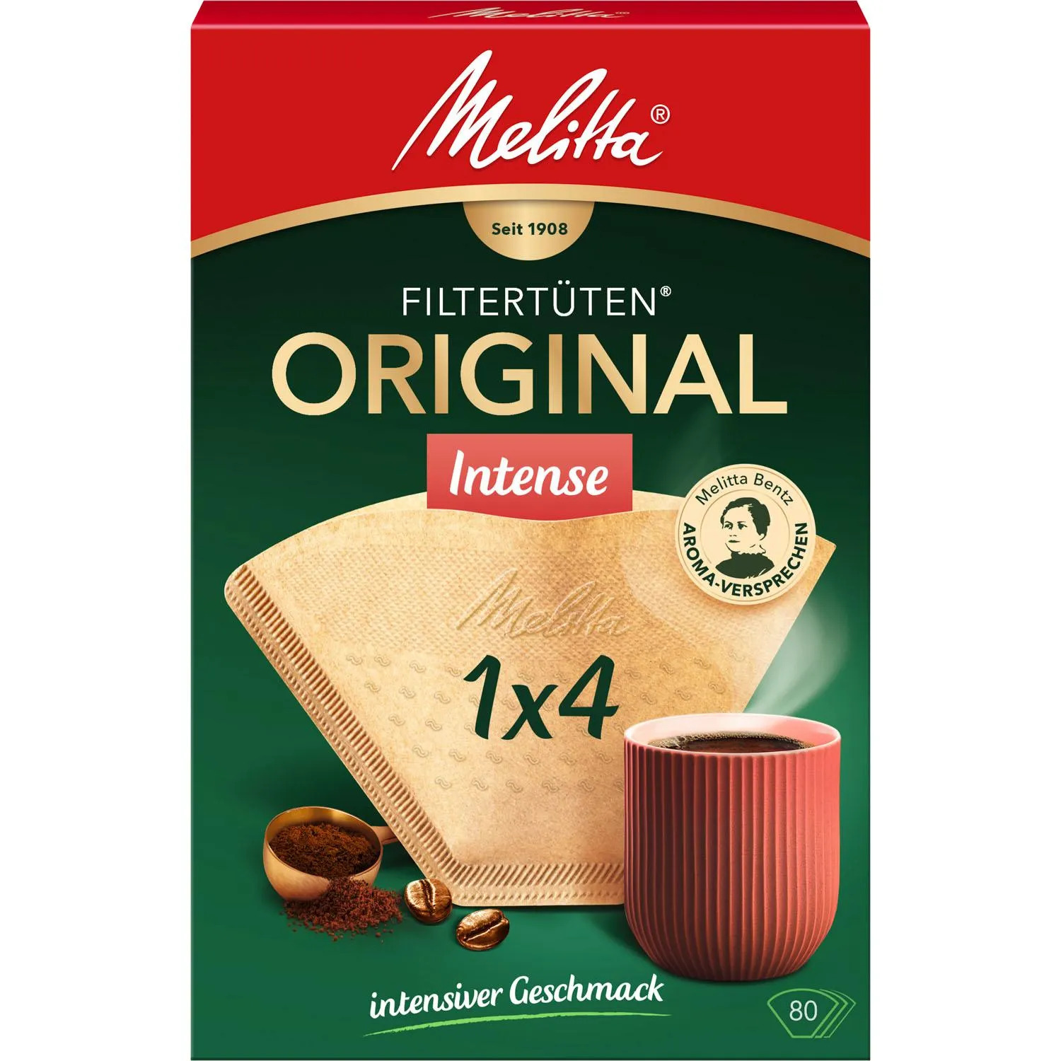 Melitta® Original® Intense, 1x4®, 80 St.