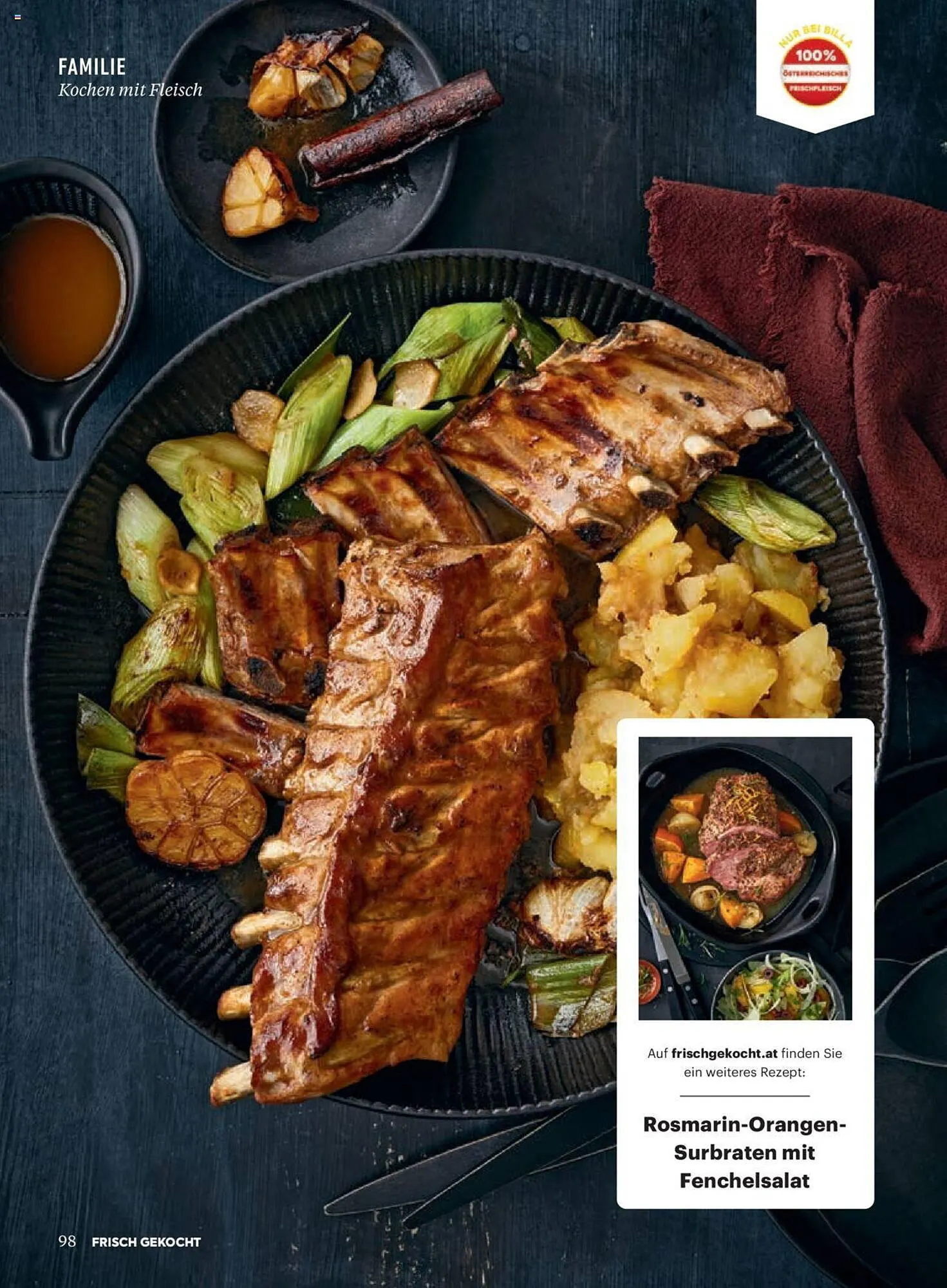 Billa Flugblatt von 1. Dezember bis 31. Dezember 2023 - Flugblätt seite 98