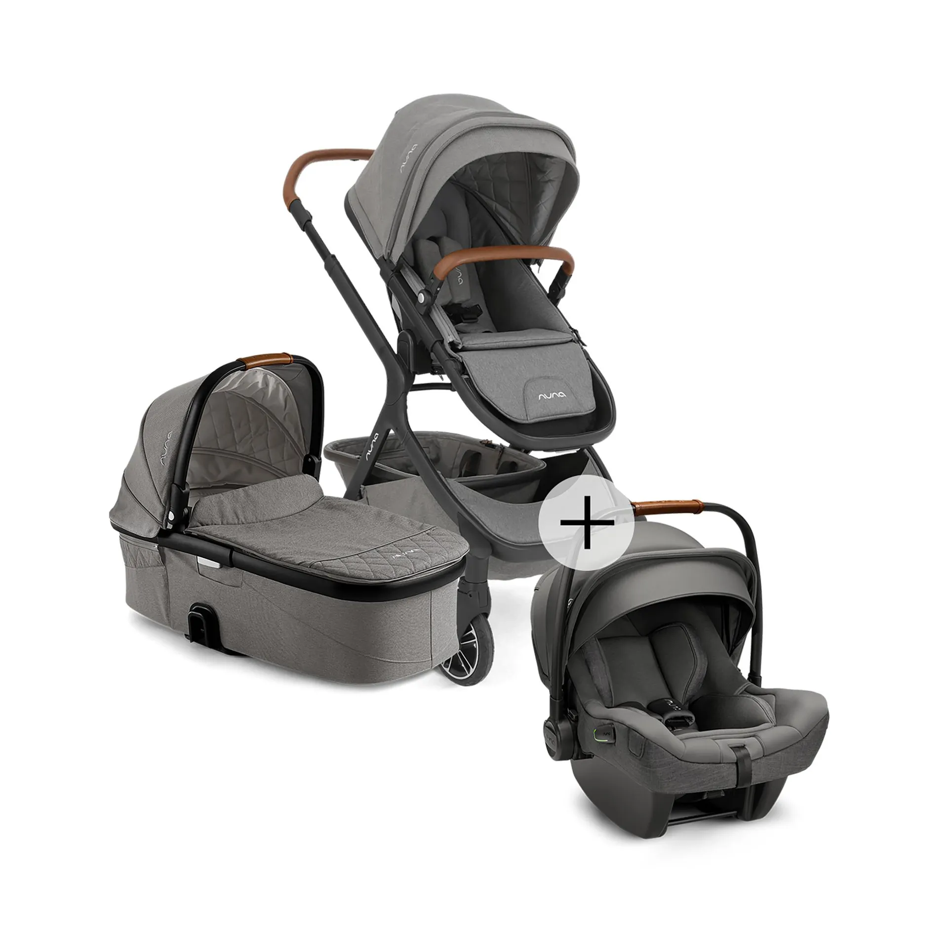 Set DEMI Grow Magnet Oxford mit PIPA next i-Size Granite