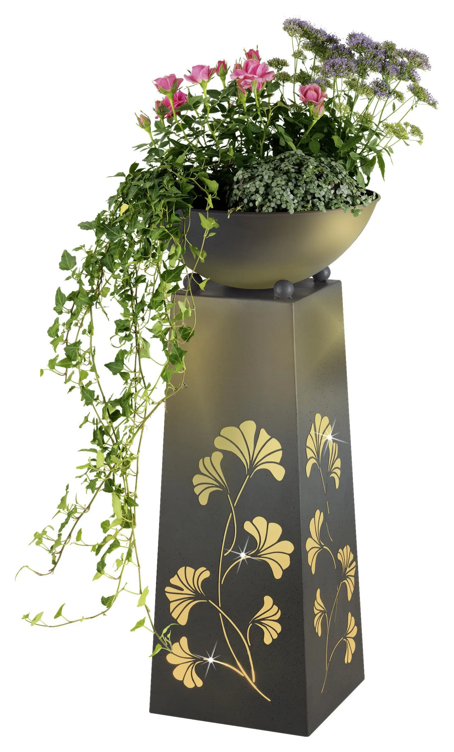 mit Schale Easymaxx Ginko H: 69,5 cm