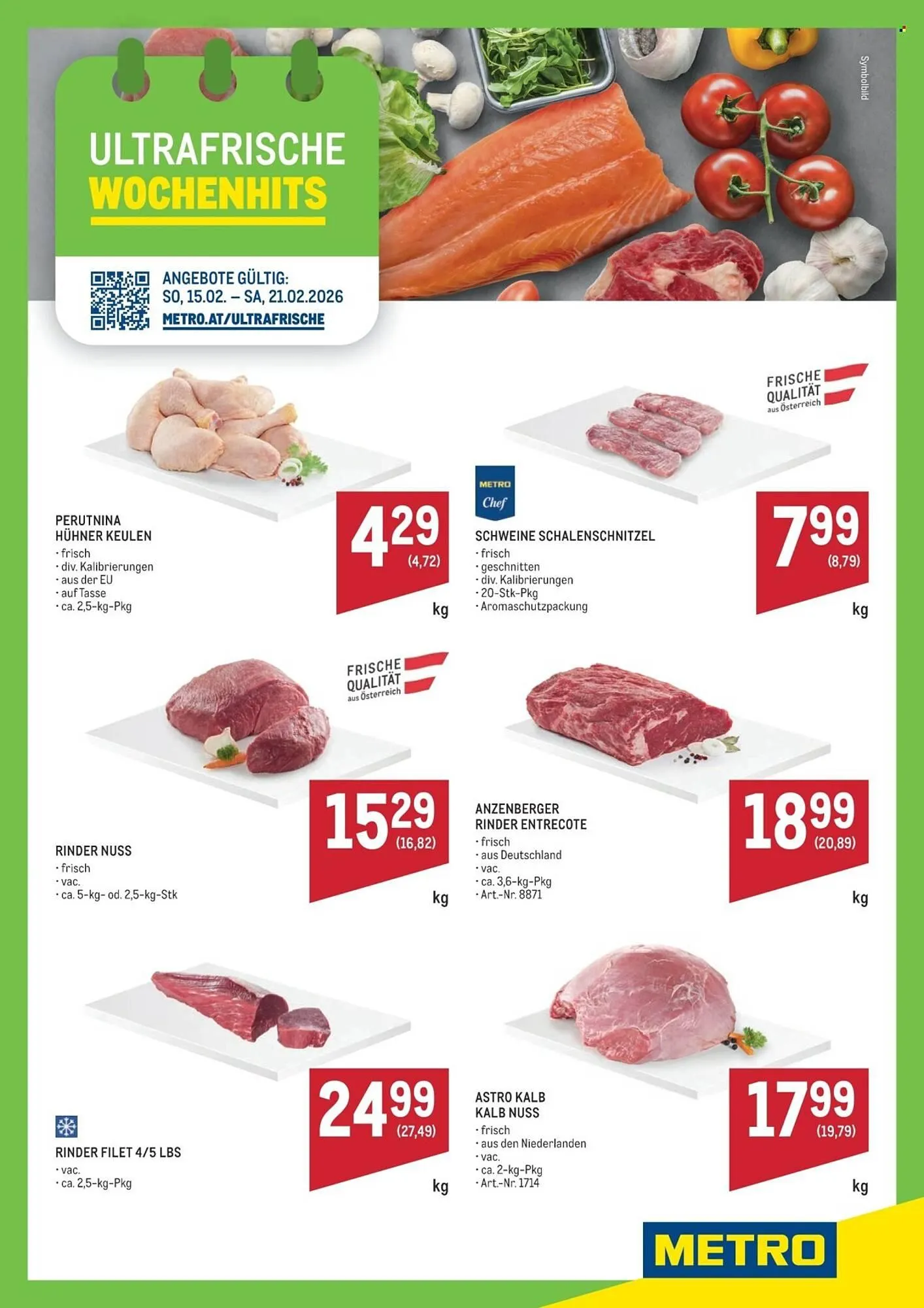 Metro Flugblatt von 15. Februar bis 21. Februar 2026 - Flugblätt seite  1