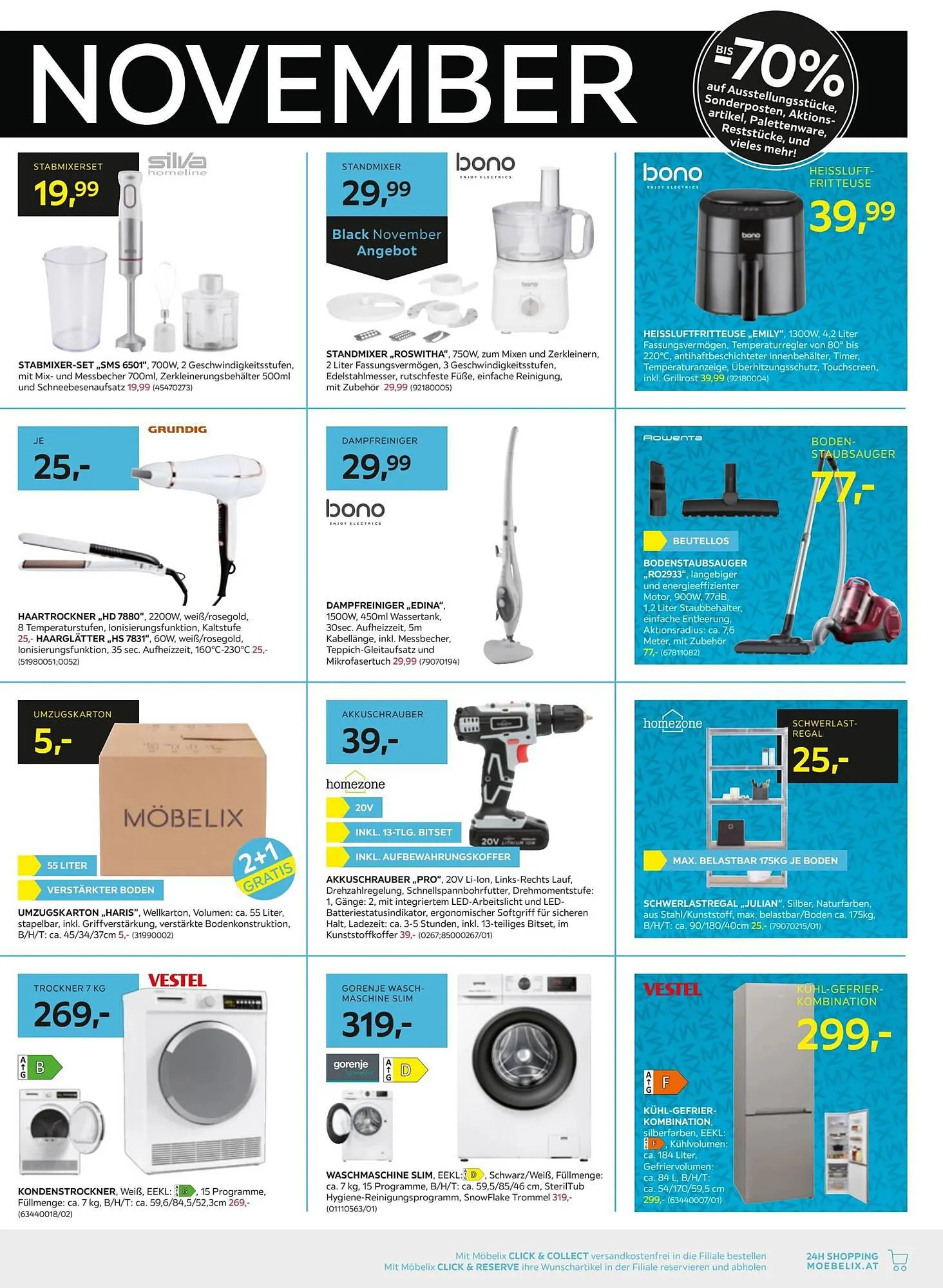 Möbelix Flugblatt von 19. November bis 28. November 2023 - Flugblätt seite 5