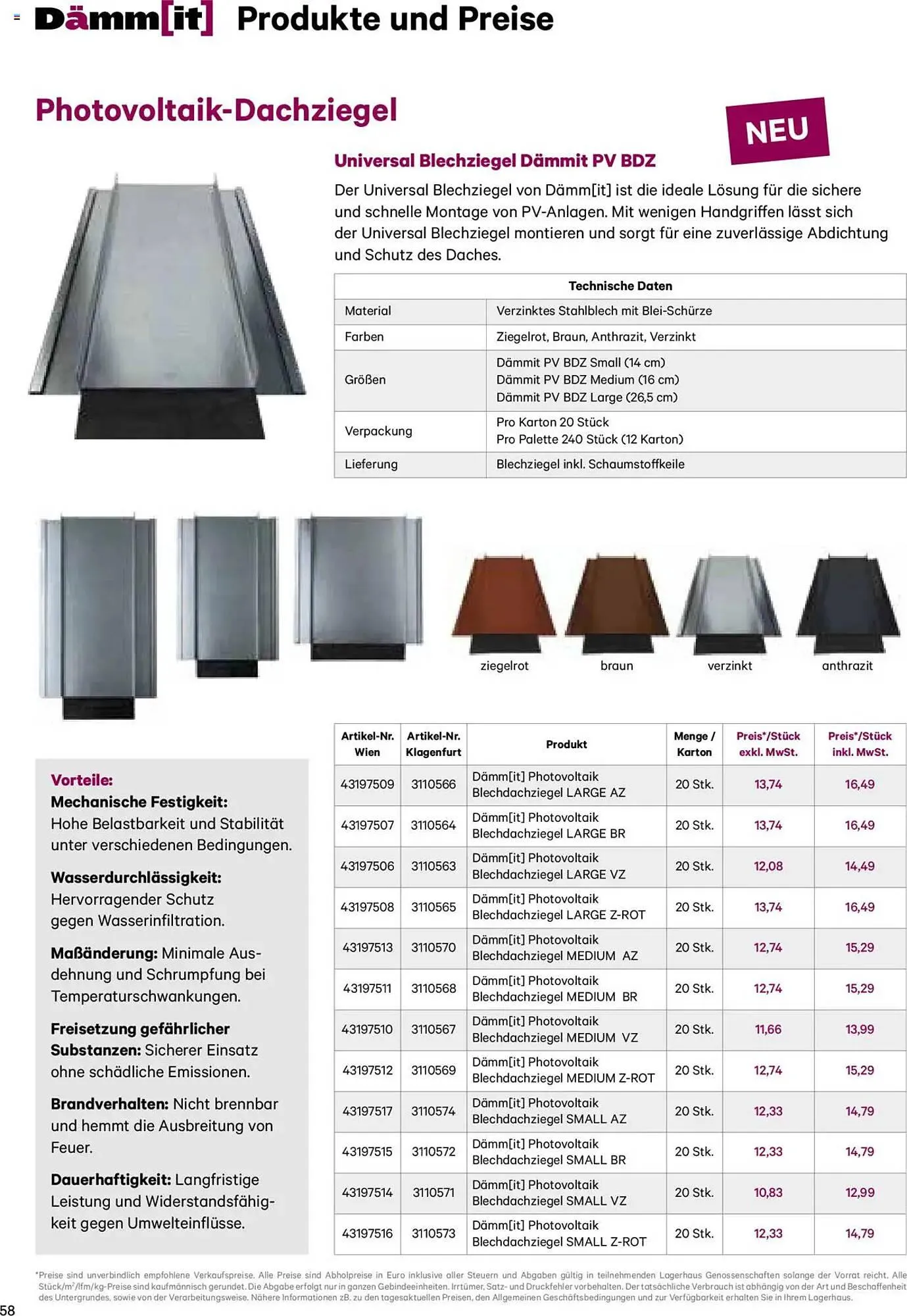 Lagerhaus Flugblatt von 8. Jänner bis 31. Dezember 2025 - Flugblätt seite  58