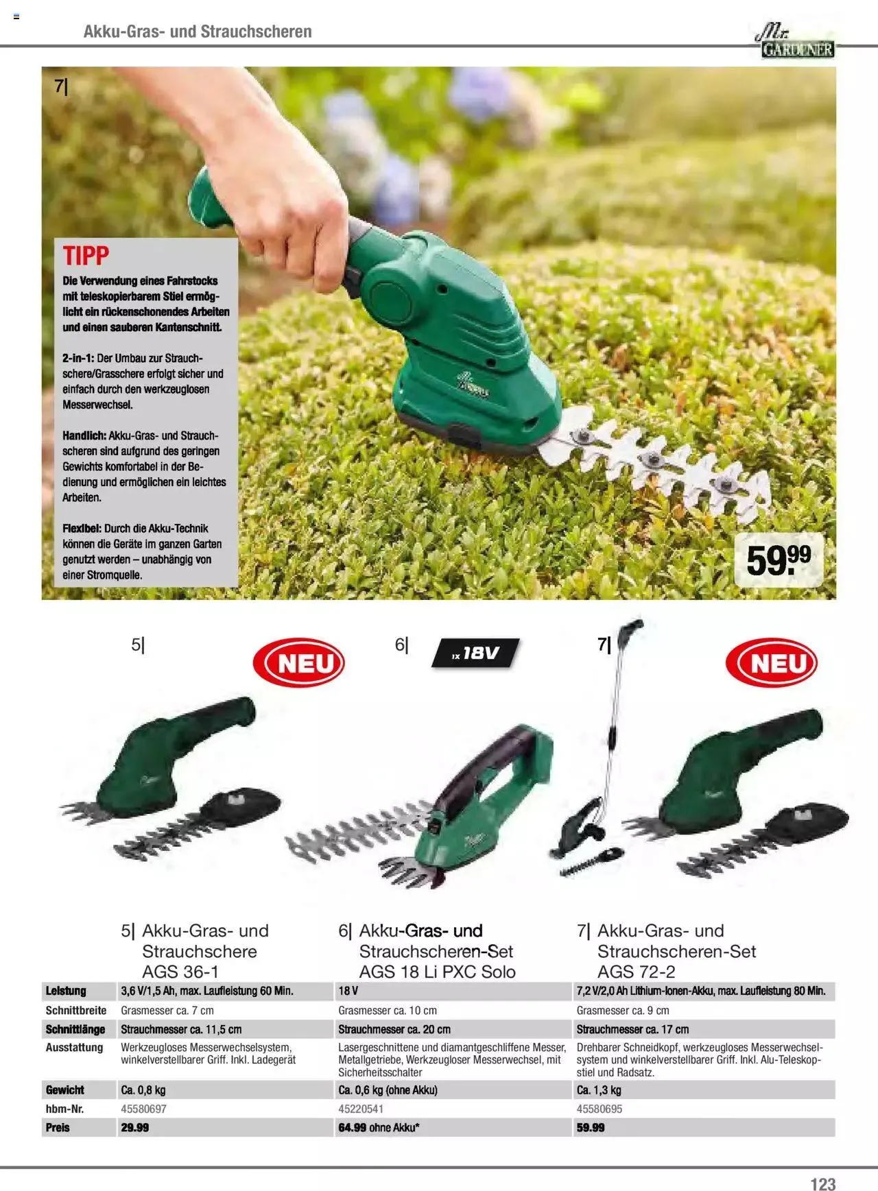 Hagebau Gartenjahr 2023 von 7. März bis 31. Dezember 2023 - Flugblätt seite  123