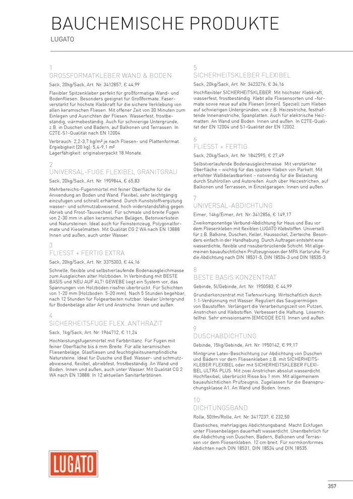 Fliesen 2024 von 5. Juni bis 31. Dezember 2024 - Flugblätt seite  355