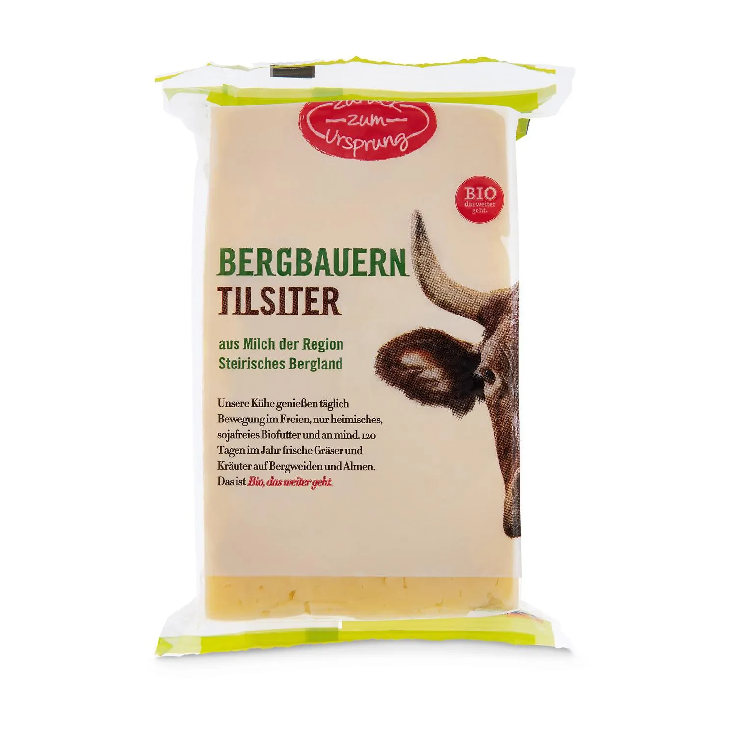 ZURÜCK ZUM URSPRUNG BIO-Bergbauern Käseselektion, Tilsiter