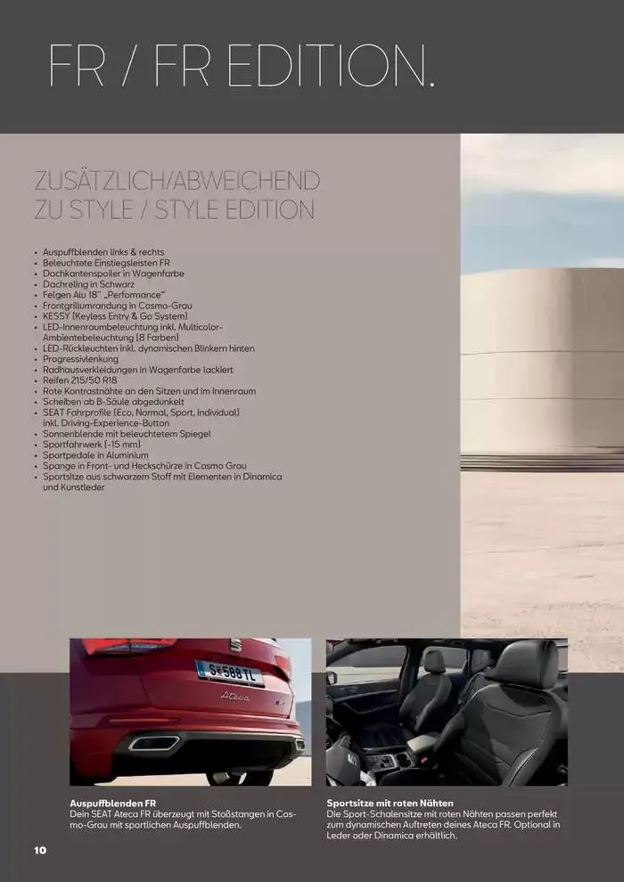 Seat Ateca von 4. Februar bis 26. Jänner 2026 - Flugblätt seite  10