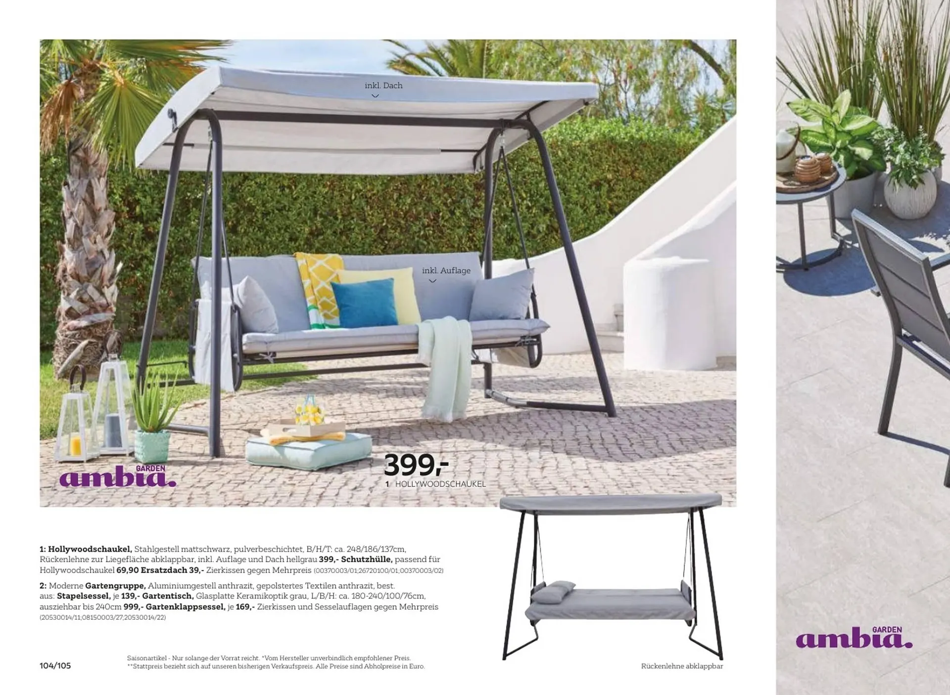 XXXLutz Flugblatt von 1. Juni bis 30. Dezember 2023 - Flugblätt seite 104