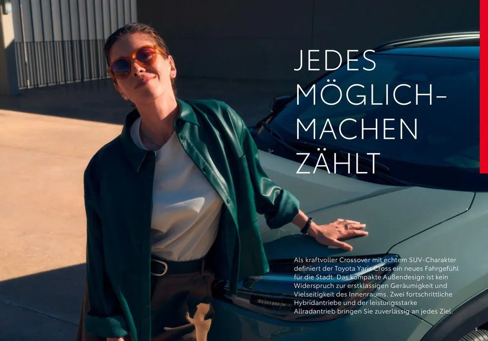 Toyota Yaris Cross von 19. Juli bis 19. Juli 2025 - Flugblätt seite 5
