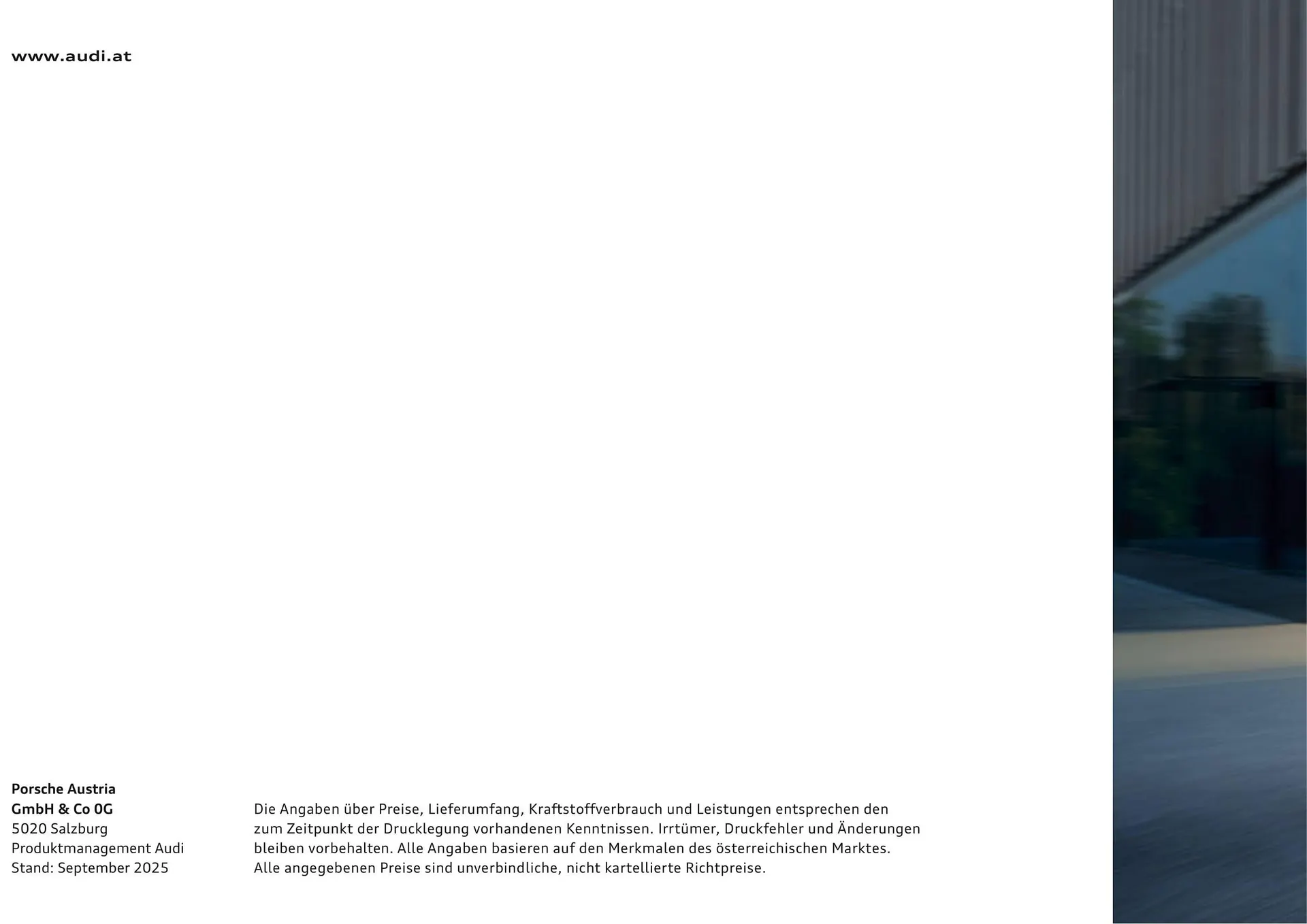 Audi Flugblatt von 20. November bis 22. Juli 2026 - Flugblätt seite 118