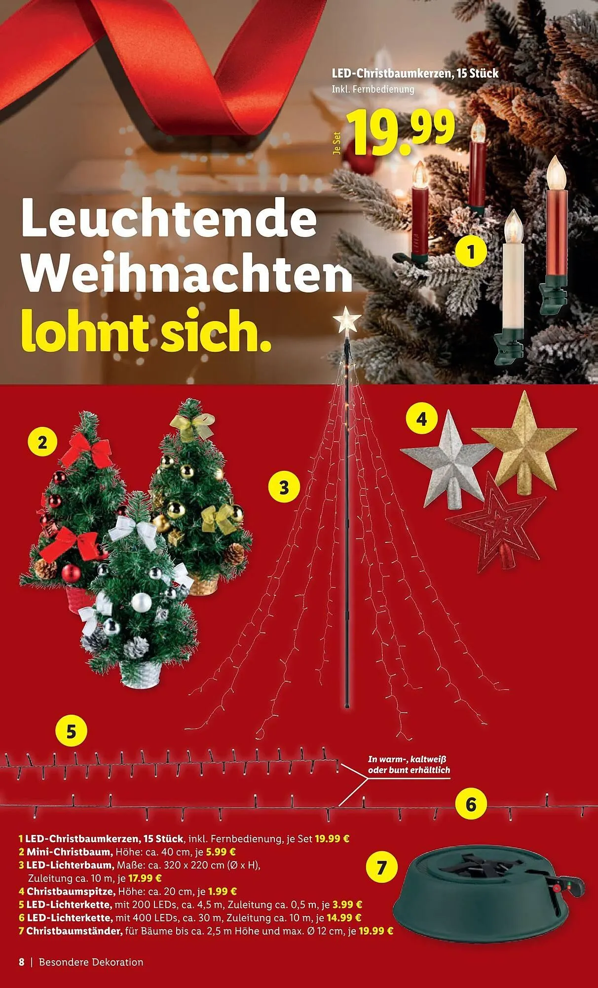 Lidl Flugblatt von 26. Oktober bis 21. Dezember 2025 - Flugblätt seite  8