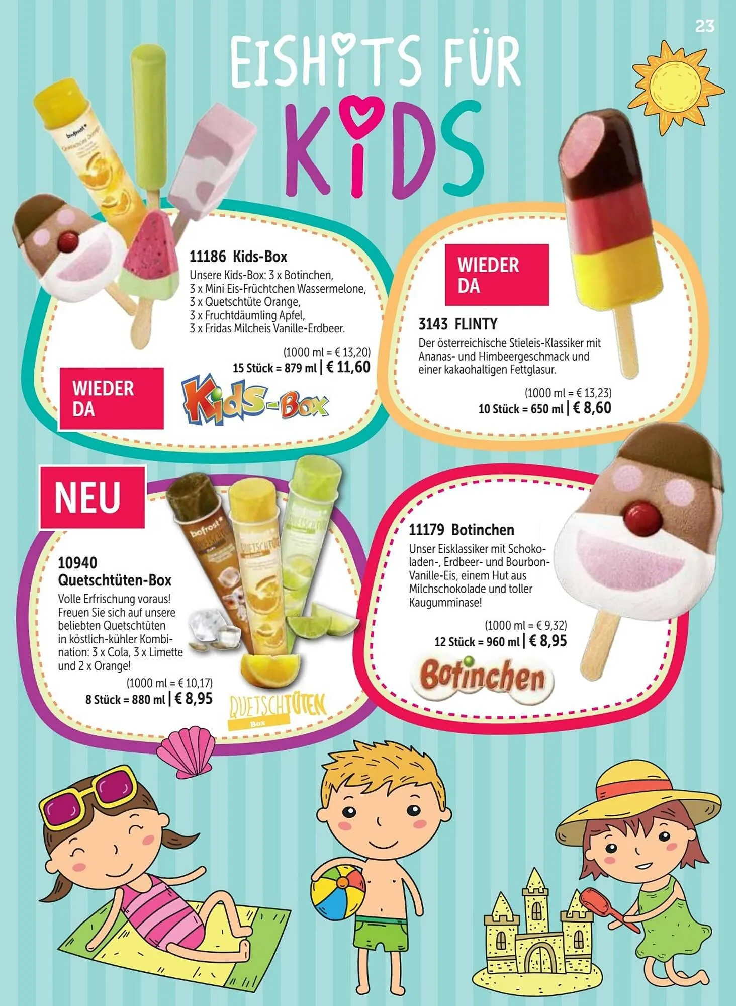 Bofrost Flugblatt von 1. März bis 31. August 2023 - Flugblätt seite  23