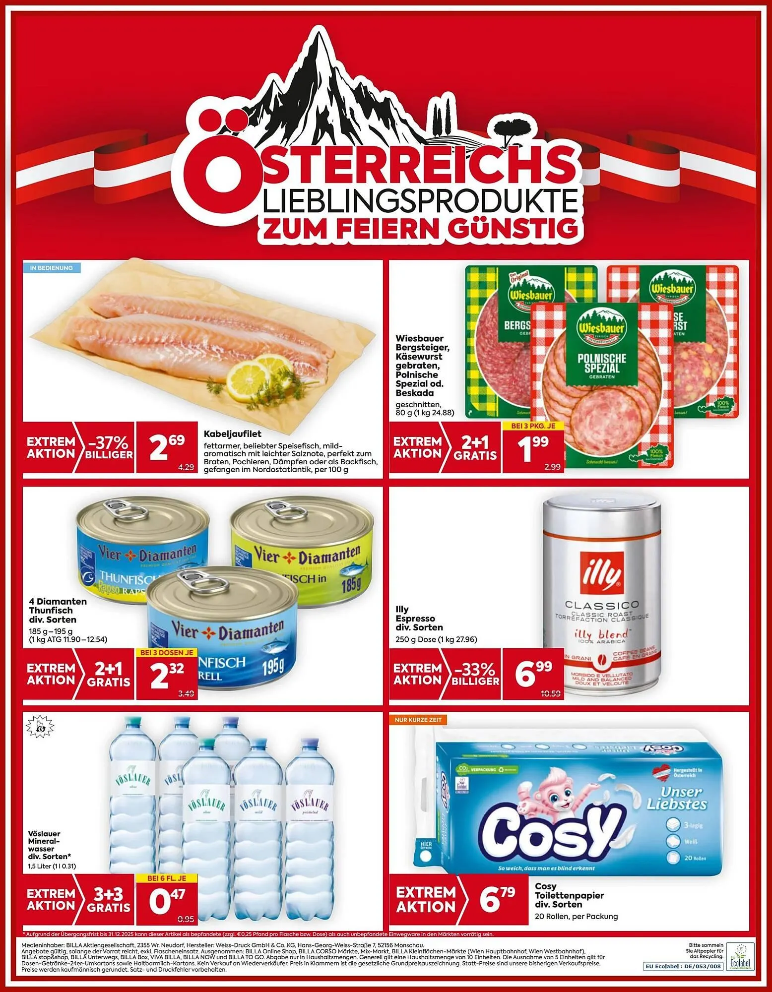 Billa Flugblatt von 23. Oktober bis 29. Oktober 2025 - Flugblätt seite 20