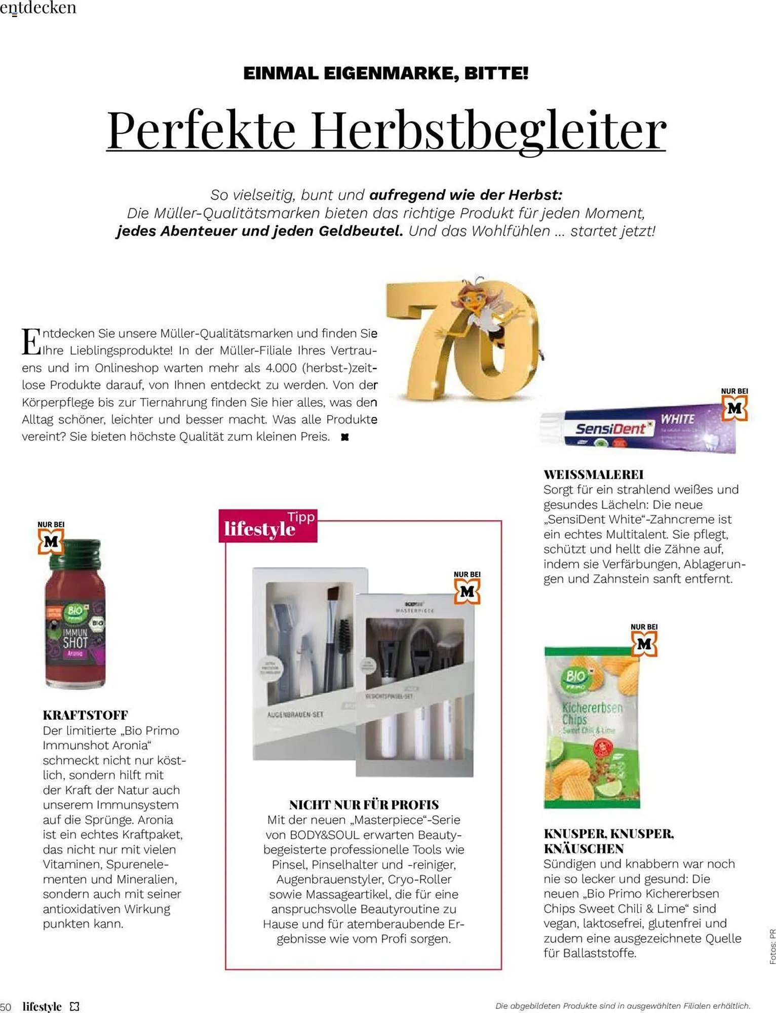 Müller Flugblatt von 1. September bis 31. Oktober 2023 - Flugblätt seite  50