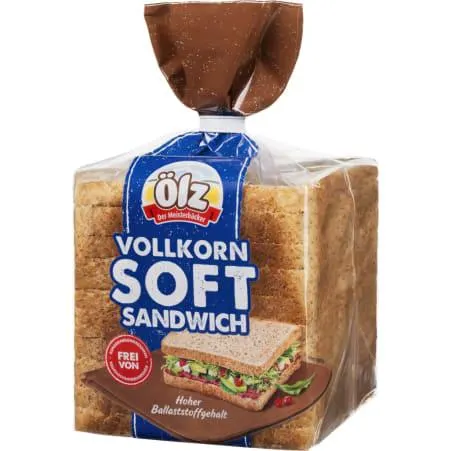 Vollkorn Soft Sandwich 375 gr
