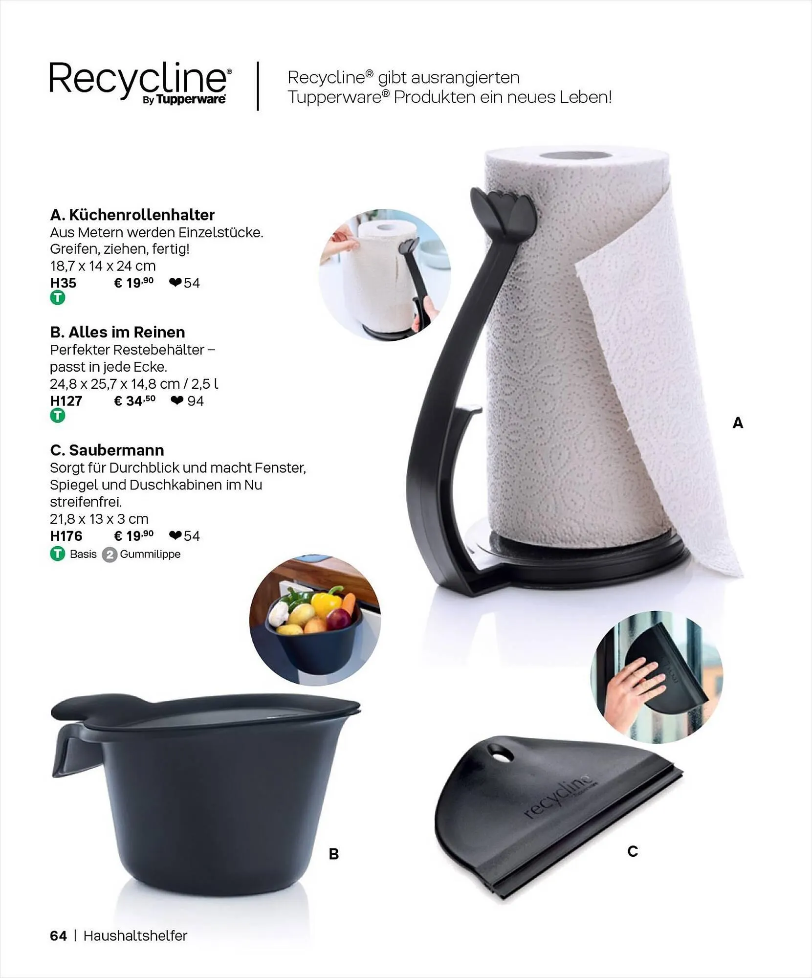 Tupperware Flugblatt von 1. September bis 29. Februar 2024 - Flugblätt seite 64