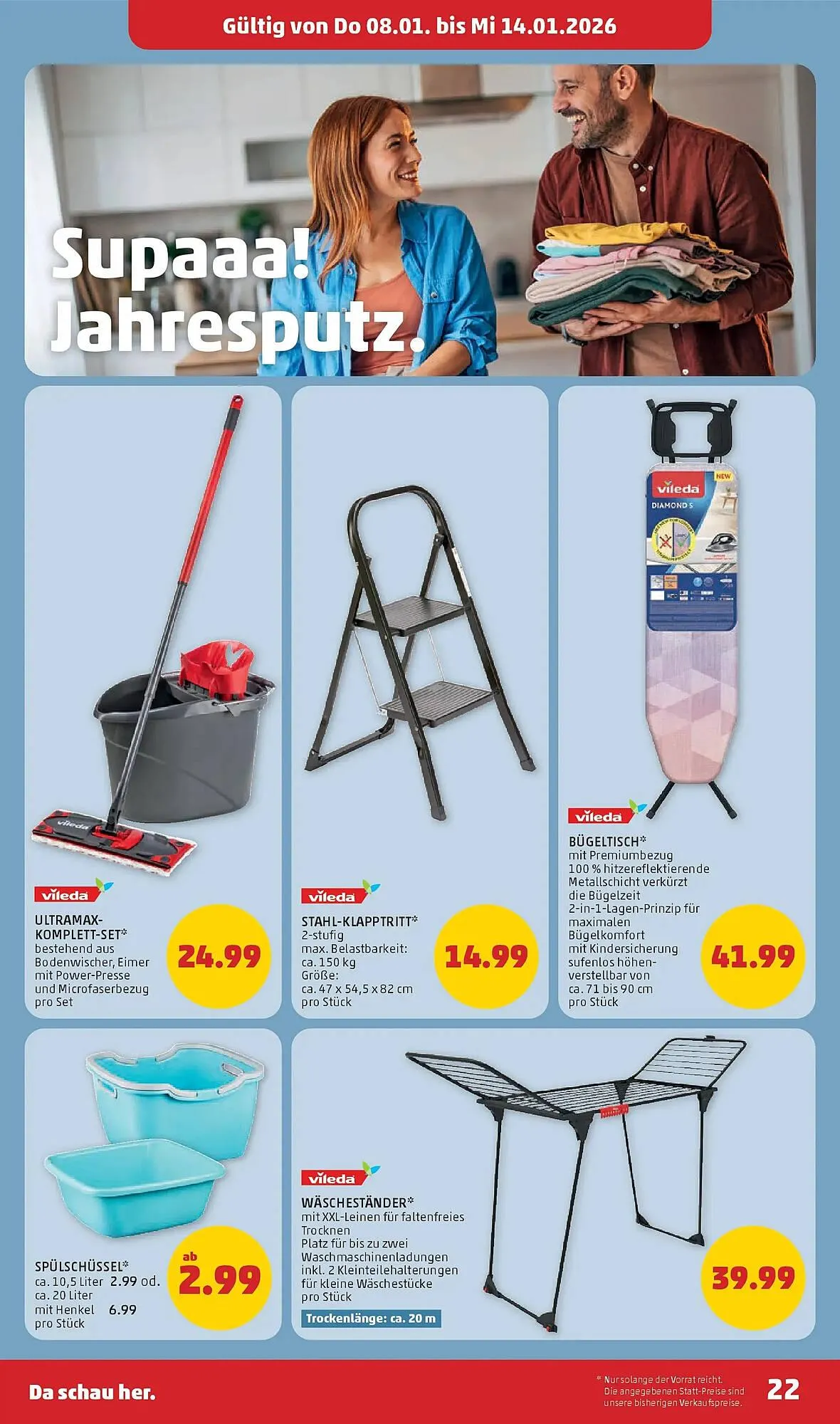 PENNY Flugblatt von 8. Jänner bis 14. Jänner 2026 - Flugblätt seite  22