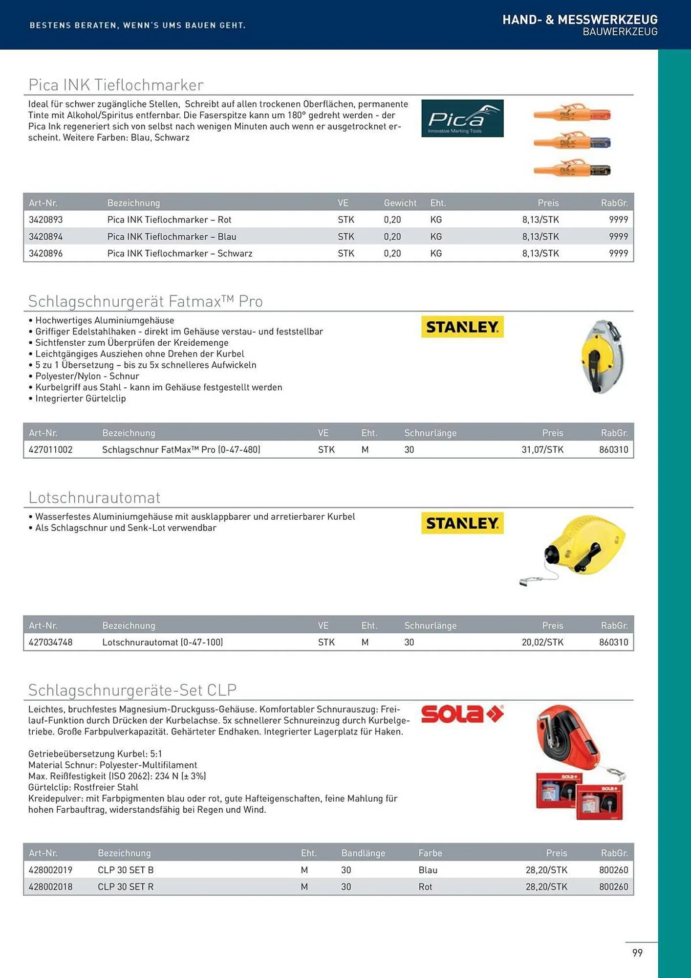Würth Flugblatt von 22. Februar bis 31. Dezember 2024 - Flugblätt seite  99