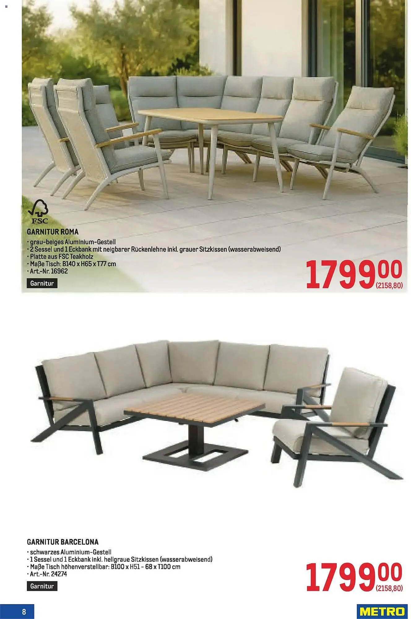 Metro Flugblatt von 19. Februar bis 1. April 2026 - Flugblätt seite 8