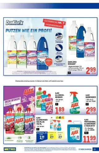 METRO Flugblatt Food - Starke Marken von 20. August bis 2. September 2026 - Flugblätt seite  23