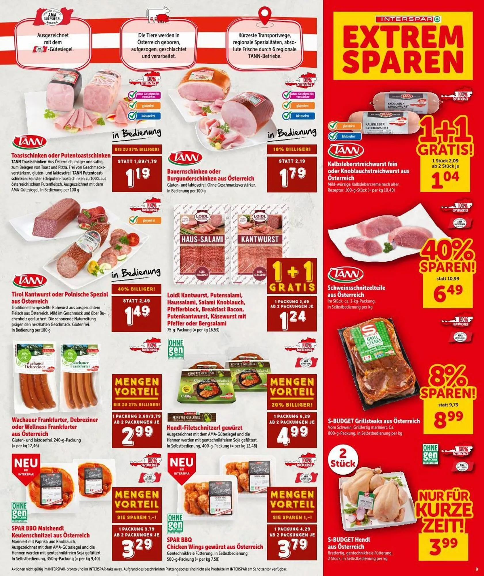 Interspar Flugblatt von 9. April bis 22. April 2026 - Flugblätt seite  9