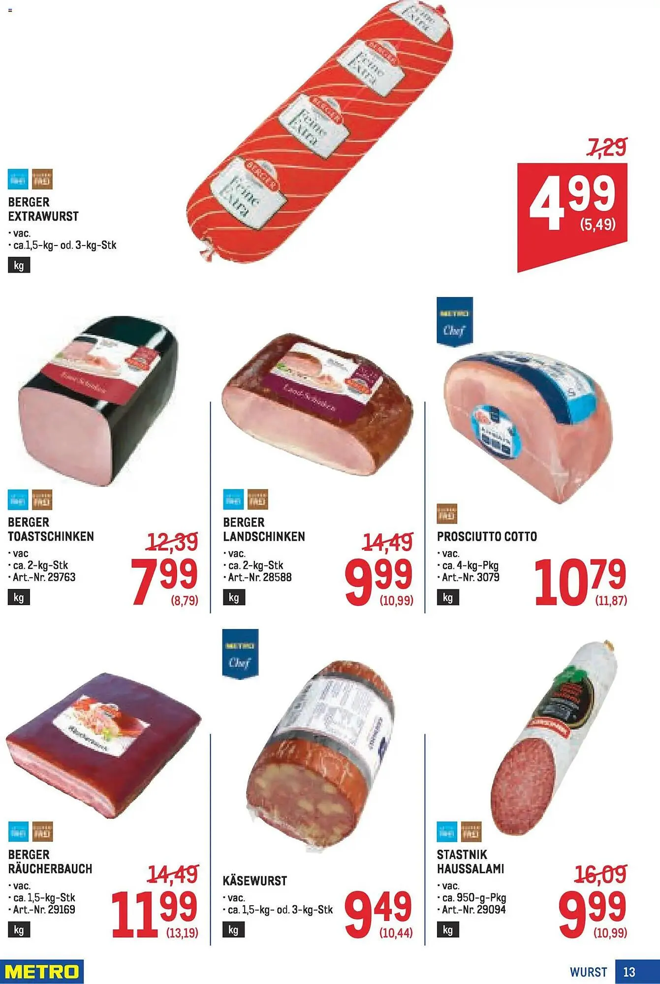 Metro Flugblatt von 22. Jänner bis 4. Februar 2026 - Flugblätt seite  13