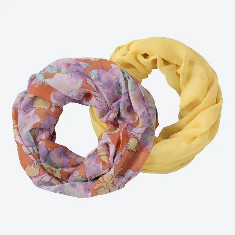 Damen-Loop-Schal, 2er-Pack