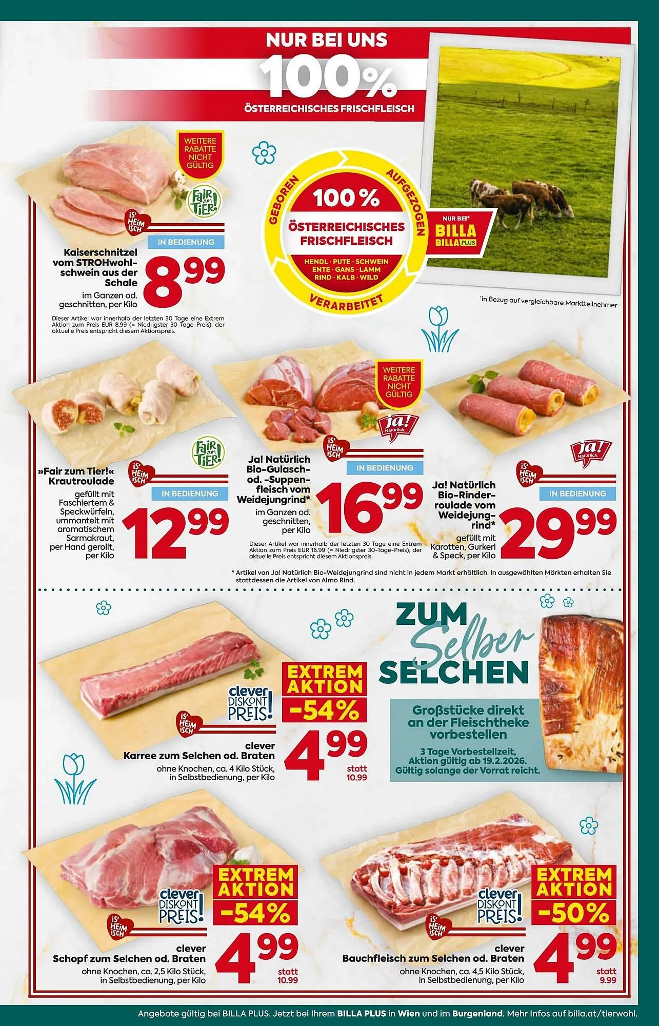 Billa Flugblatt von 19. Februar bis 25. Februar 2026 - Flugblätt seite 7