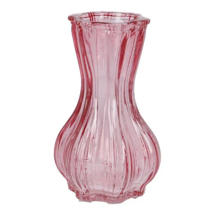 Mini-Vase Form, pink, 10 cm
