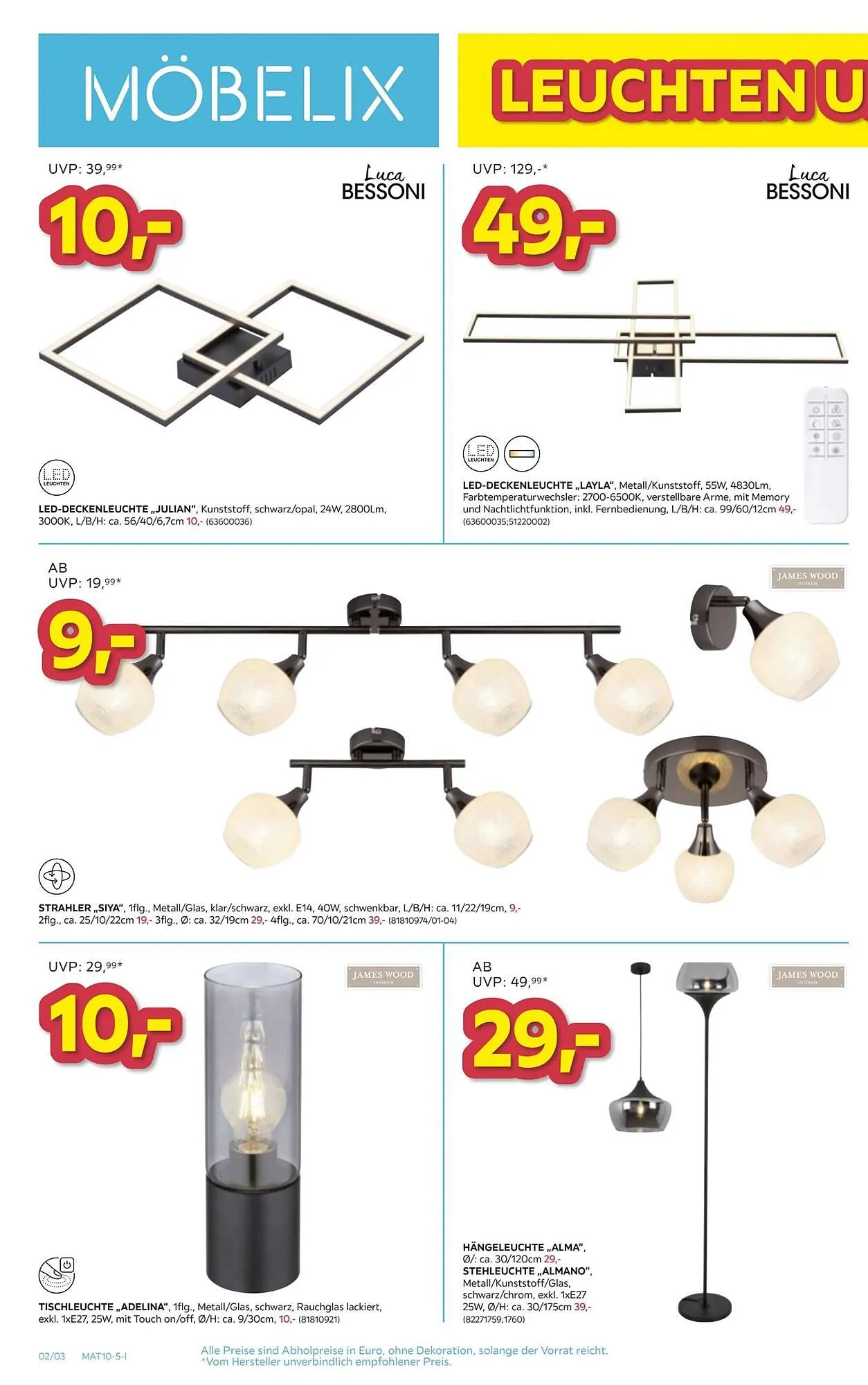 Möbelix Prospekt von 14. Oktober bis 26. Oktober 2025 - Flugblätt seite  2