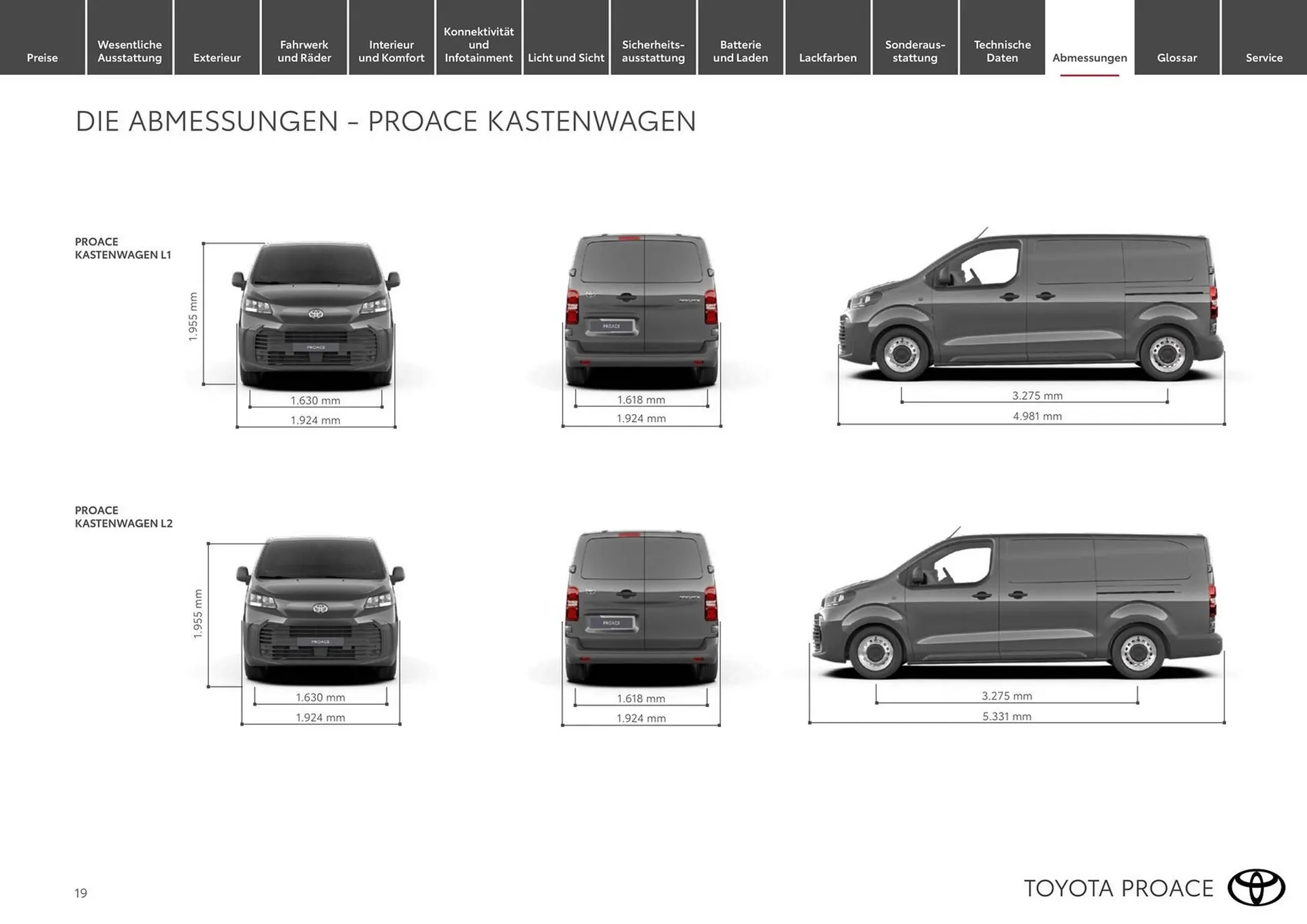 Toyota Flugblatt von 15. März bis 31. Dezember 2026 - Flugblätt seite  19