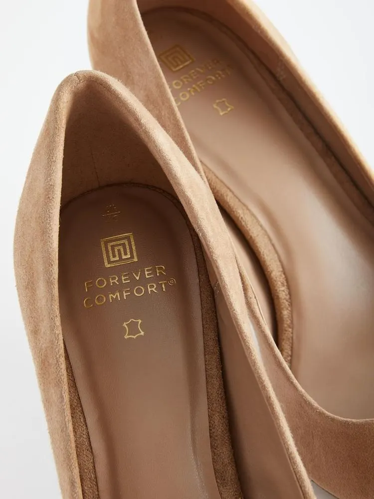 Camel/Veloursleder - Leder-Halbschuhe